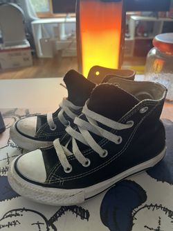 Converse All Star Black White Hi Top Infant Babies Toddlers Boy Sneakers 