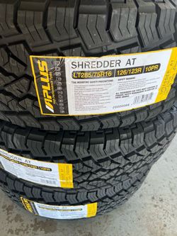 Set of 4 tire LT 285/75/16 A Plus all train