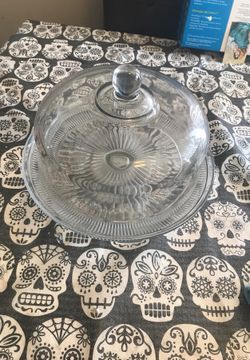 Cake platter glass