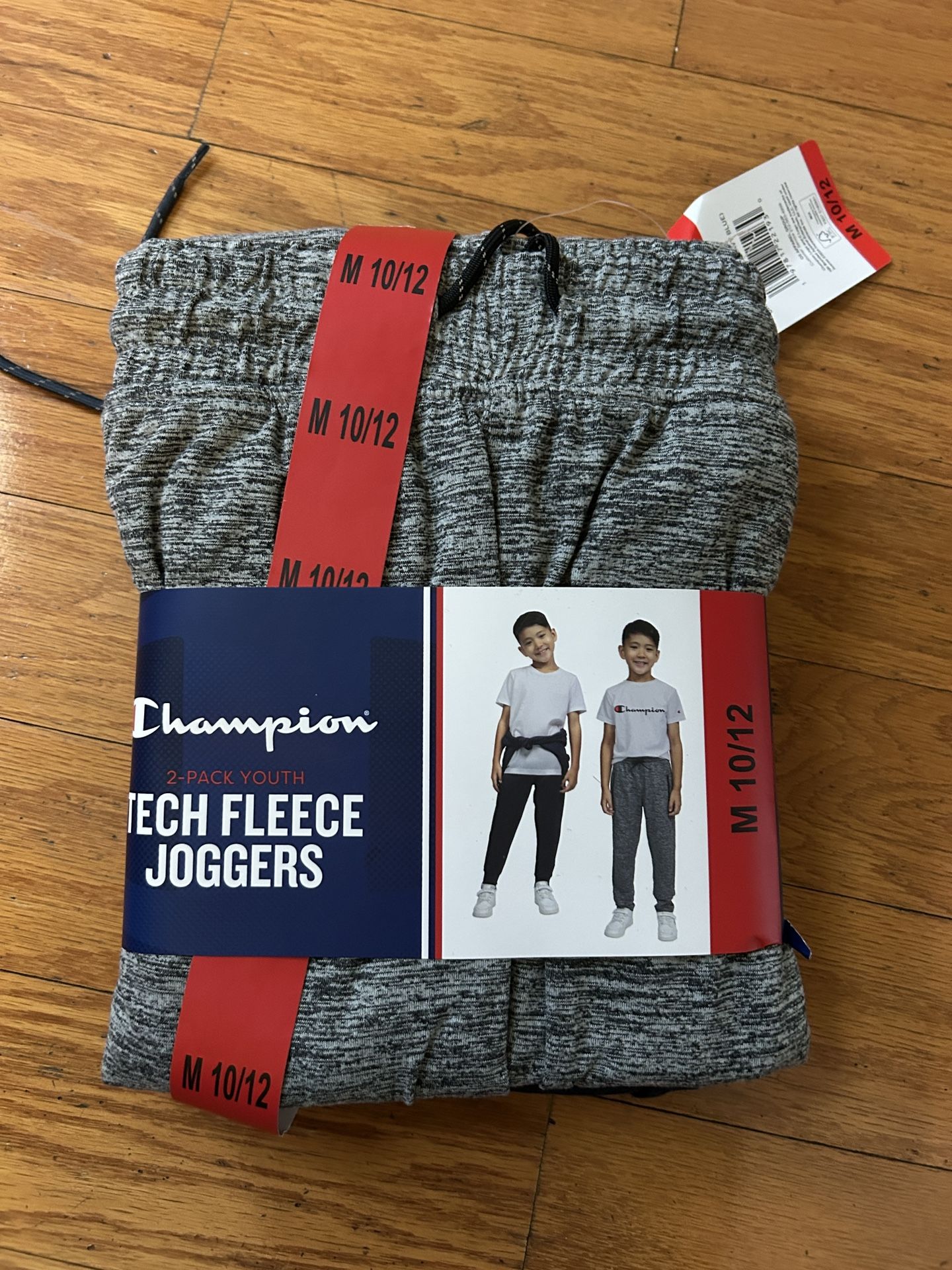 NWT Champion youth Tech Fleece Joggers 2 pack Size M 10/12
