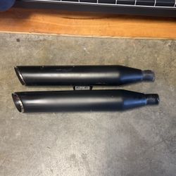 2018  Up Harley Street Bob Slip On Muffler 