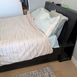 Malm Queen Bed Frame/headboard