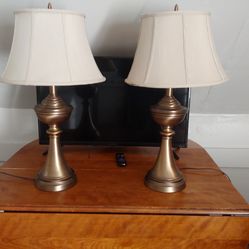 Apair Brass Lamp