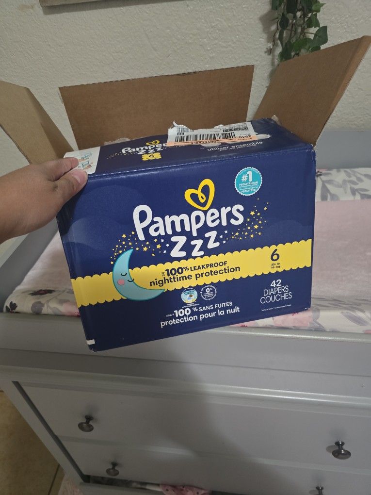 Pampers ZZZ Size 6 Diapers