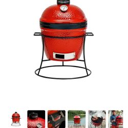Kamado Joe Jr. Portable Ceramic Charcoal Grill – Model KJ13RH