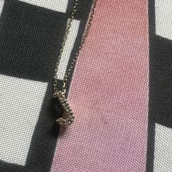Diamond “J” Necklace
