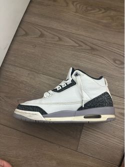 jordan 3 cement grey gs size 5y