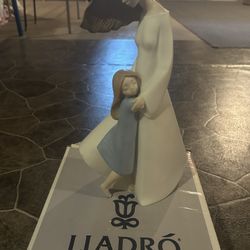 Lladro I Love You Mother And Daughter Statue