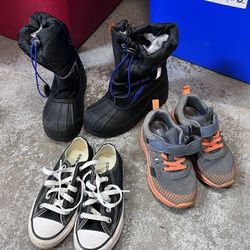 (3) Pair of Boys Size 12 Shoes / Boots