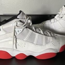 Jordan 6.5 Rings White University Red
