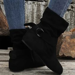 Black Ankle Boots Size 8