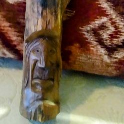 Wood Spirit Hand Carving