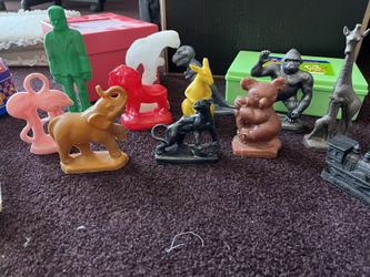 Vintage L.A Zoo Mold-a-rama Wax Animals