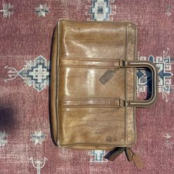 COACH Vintage Leather Slim Satchel