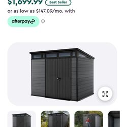 Keter Cortina 9x7 Storage Shed $1,200