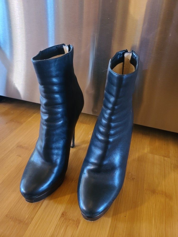Jimmy Choo Black Leather Boots
