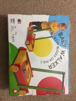Baby Walker with blocks