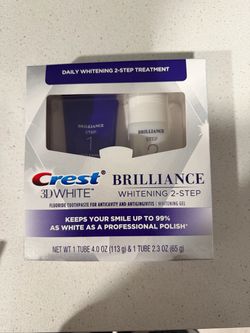 Crest 3D White Brilliance Whitening 2-Step Kit