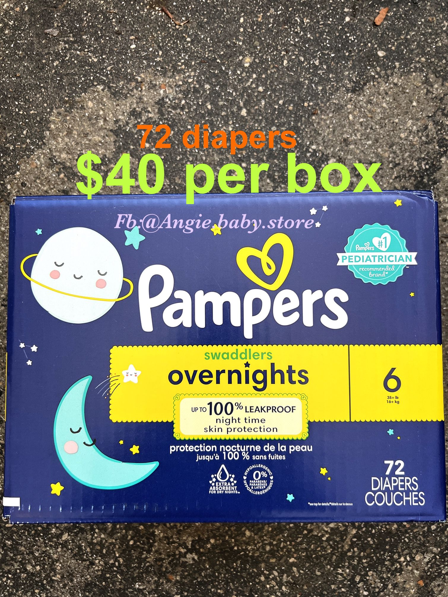 Pampers Swaddlers Overnight Size 6