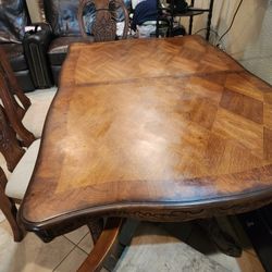 Dining room table for chairs