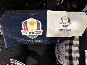 Official 2014 Ryder Cup Golf Towel And Flag - Official Event Shop