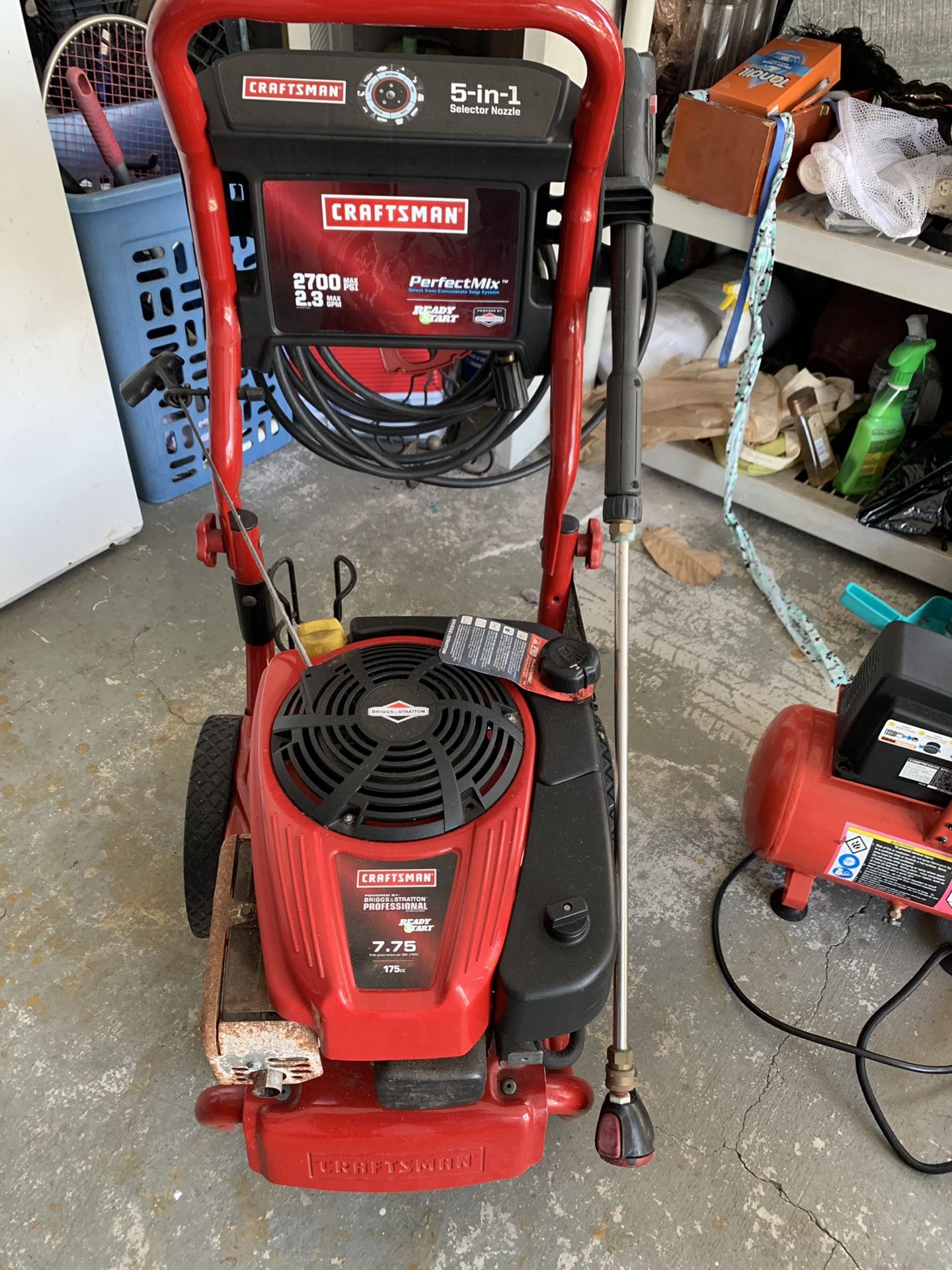 Craftsman pressure washer 2700 psi 2.3 gpm briggs & stratton deals