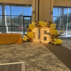 Anniversary Wedding Birthday Celebration Marquee Numbers 