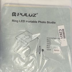 Folding studio w/ LED lights