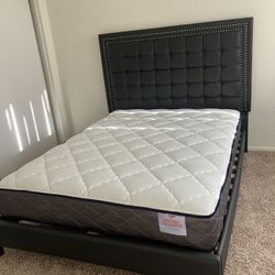 Full Size Bed Frame With Mattress
