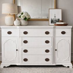 Classic vintage white dresser 