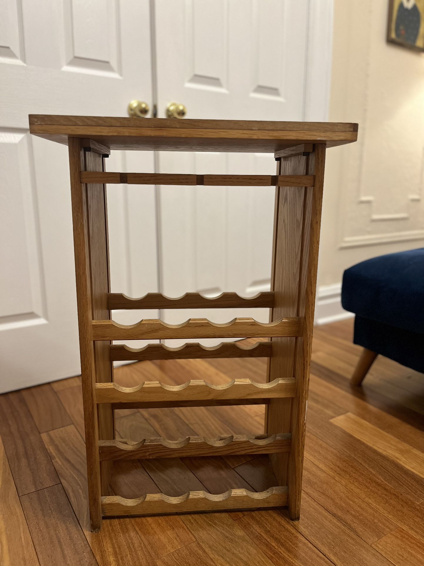 Wooden Wine Rack Bar
