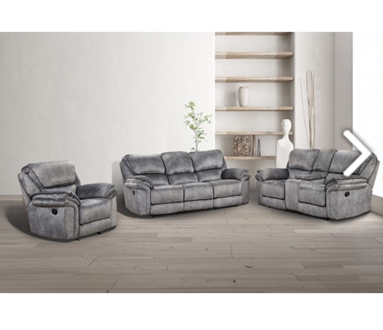 SOFA LOVESEAT & RECLINER (FREE DELIVERY)