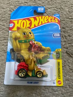 Hot wheels feline lucky collectible