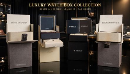 Luxury Watch Box Bundle - Longines, Baume & Mercier, TAG Heuer