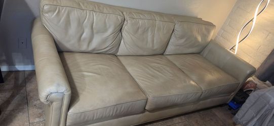 Sofa leather  89 Inches  long