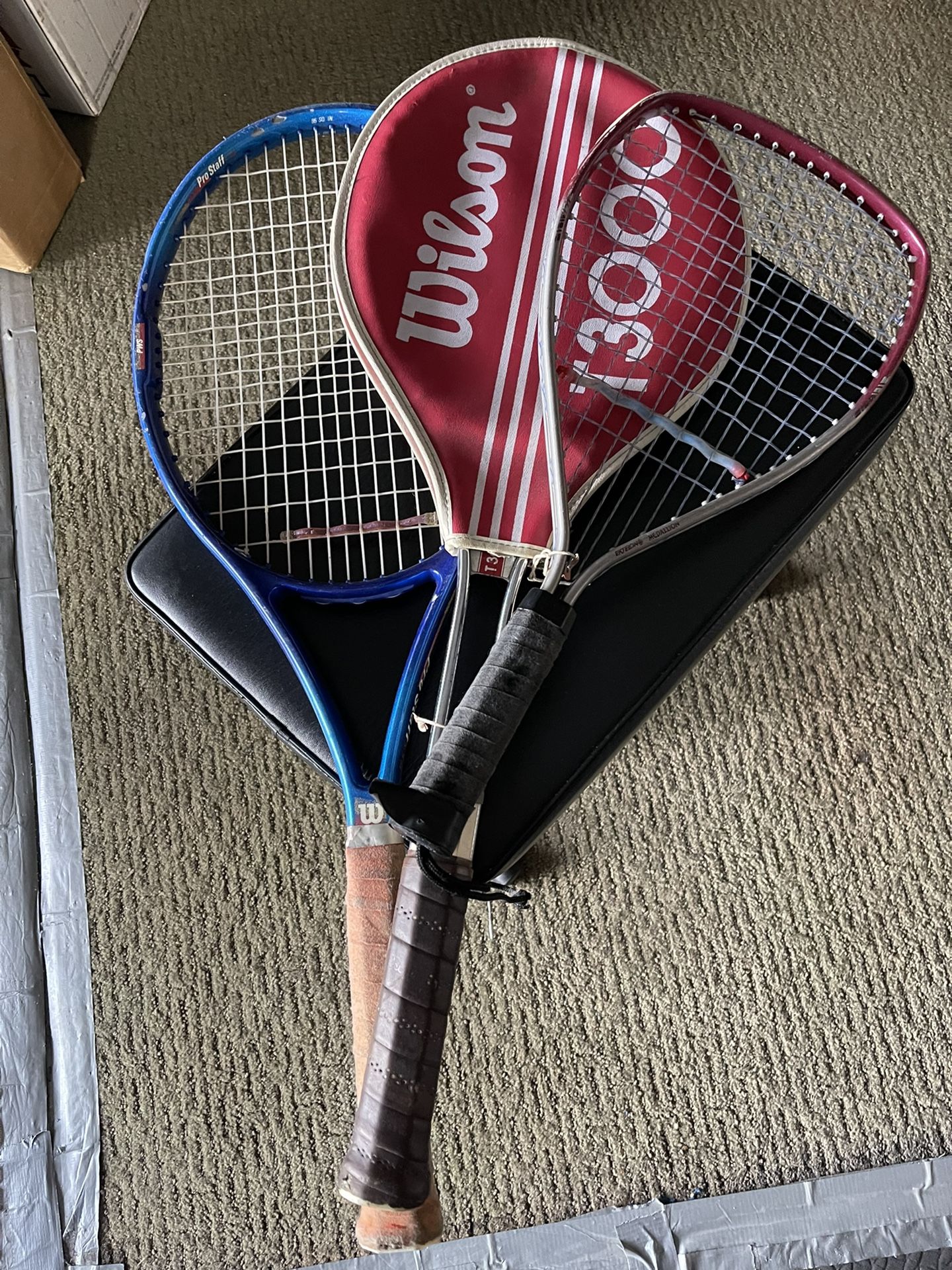 Wilson Tennis Racks And Ektelon Medallion Racket Ball