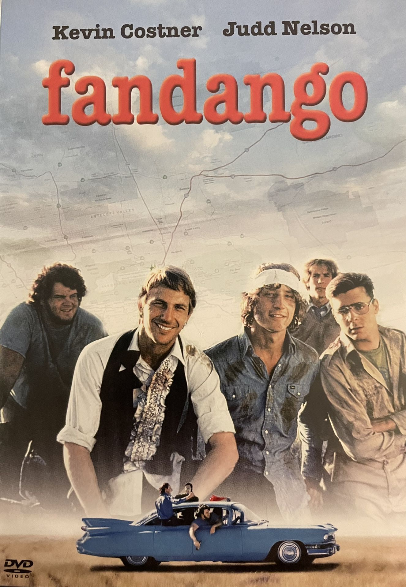 FANDANGO (DVD-1985) Kevin Costner + Judd Nelson!