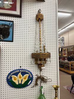 Vintage Crystal Wall Sconce