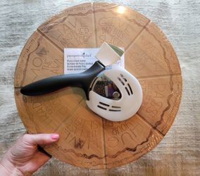 Bamboo Pizza Board and Cutter