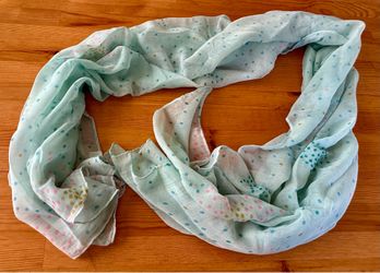 Lightweight  Polka Dots Scarf