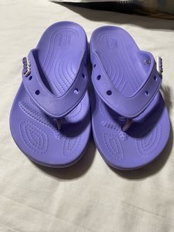 Crocs Classic Flip Flop Sandals Purple