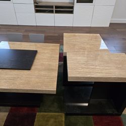 Coffee Table Set With End Tables 