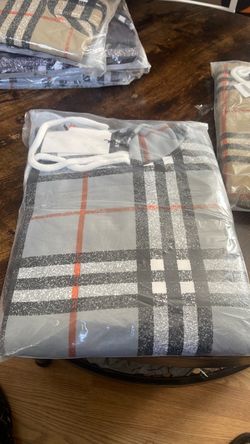 Plaid Print Hoodie Sweatshirt