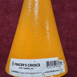 Fencer's Choice Post Tamper Head Post Hole Rammer For Tamping Bar Up To 1”     B2)
