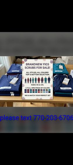 FIGS Scrubs Top and Bottoms