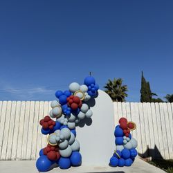 Sonic Balloon Backdrop 