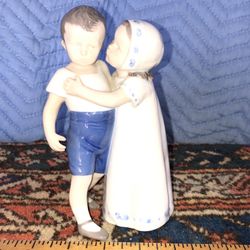 Bing & Grondahl B&G Denmark Figurine 1614, “Love Refused” , 7"H 