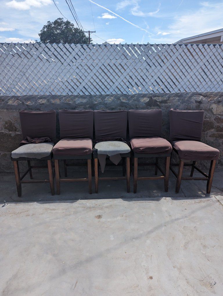 5 Tall Chairs For Sale
