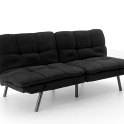 Mainstays Memory Foam Futon with 72",Black