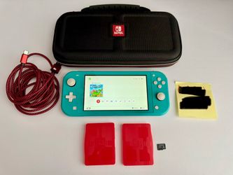 Nintendo Switch Lite l 3 Games l Travel Case l 32GB SD Card l 2 Game Cases